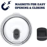 Magnets for easy opening and closing