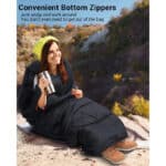 convenient bottom zippers