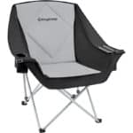 Campingstuhl Schwarz-grau