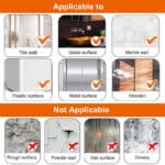 Doppelseitiges Klebeband, Extra Stark Magisch Nano Doppelseitige Klebebänder, Transparent ,Ablösbar Klebestreifen Doppelseitig Spurloses Waschbares Klebeband für Teppich Fotorahmen Küche – Bild 6