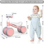 Refer to the average height of a 1 year old child