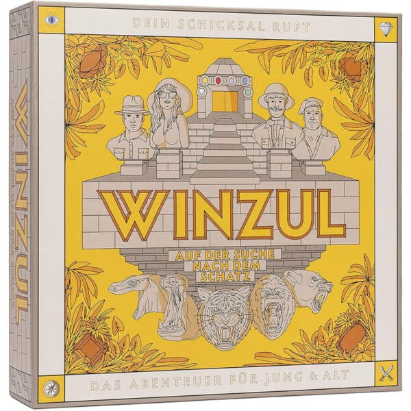 WINZUL: Ein Abenteuer-Brettspiel für Jung & Alt