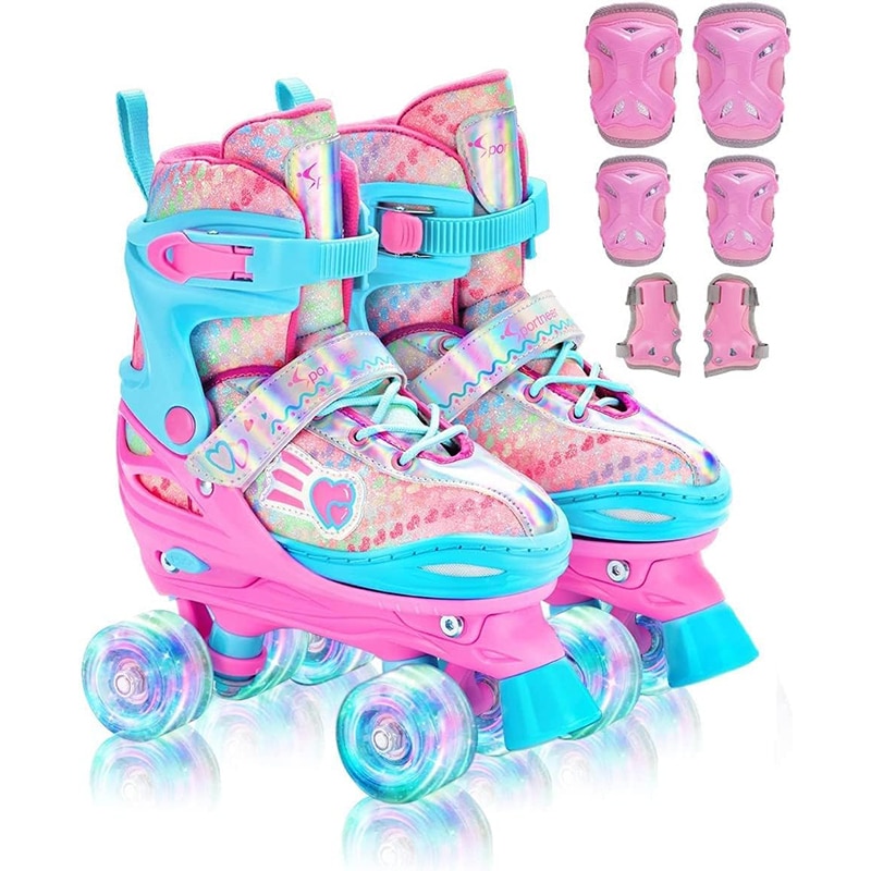 pink Rollschuhe Kinder pink
