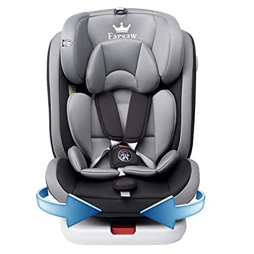 41113wJiMAL.jpg Farsaw 360° Baby Autositz mit ISOFIX, Gr. 0-3, Ruheposition – Bild 1