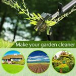 ORIENTOOLS Stand Up Unkrautstecher: Effizientes Gartenwerkzeug mit verstellbarem Stiel und 4 Klauen – Bild 7