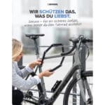Faltschloss Fahrrad I sicherer Diebstahlschutz inkl. Halterung I aus gehärtetem