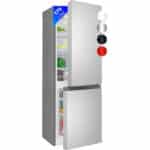 Bomann® Kühlschrank mit Gefrierfach 143cm hoch silber