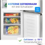 4 STERNE GEFRIERRAUM