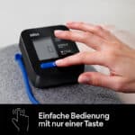 einfache bedienung mit nur einer taste