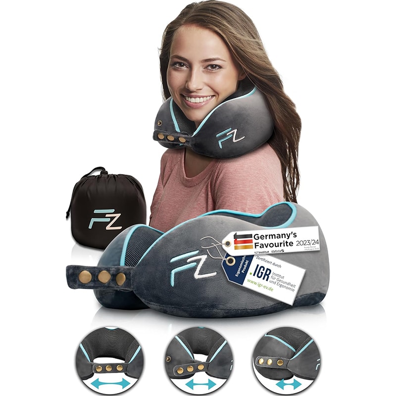 FLOWZOOM 1 FLOWZOOM Comfy Nackenkissen Flugzeug - Nackenhörnchen