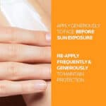 apply before sun exposure