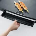 SEVERIN Tischgrill für Fleisch, Fisch und Gemüse, XXL Teppan Yaki Platte mit Antihaftbeschichtung