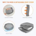 You need a detachable dust cover