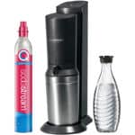 SodaStream Wassersprudler Crystal 3.0 Quick-Connect CO2-Zylinder und 1x Glaskaraffen