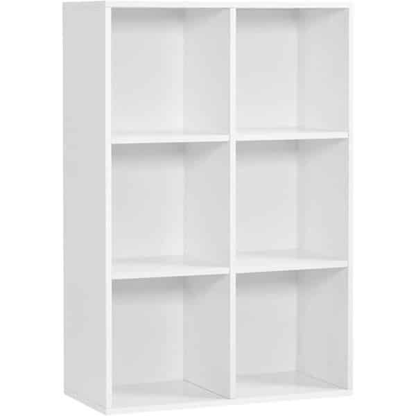 VASAGLE Bücherschrank weiss