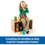 counting set doubles as play food