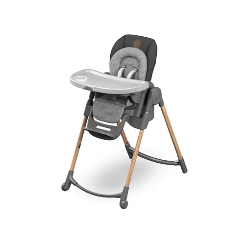 313pGYyuGkL.jpg Maxi-Cosi Minla Kinderhochstuhl Mitwachsend Essential Graphite