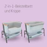 2in1 beistellbett und krippe