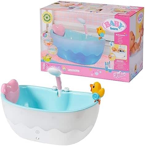 41kDC6TcCYL._AC_.jpg BABY born Badewanne mit Farbwechsel & Sound, echtem Wasser – Bild 1