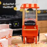 Gadgy Popcornmaschine Retro 5L – Antihaft, abnehmbare Heizfläche, 800W, rot – Bild 6
