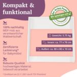 Puckdaddy Wickelaufsatz Lasse für IKEA Hemnes u.Ä.