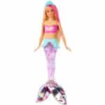 Barbie GFL82 -Dreamtopia Glitzerlicht Meerjungfrau mit Schwimmbewegungen, Unterwasser-Lichteffekten