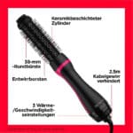 Revlon One-Step-Style-Booster – Rundbürstenföhn mit Ionen- und Keramiktechnologie