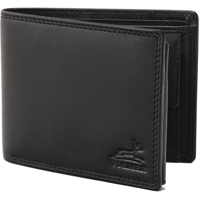 fa1 Fa.Volmer ® Leder Geldbörse Herren schwarz