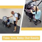 Vihir Buggy Board -Universal Mitfahrbrett mit Sitz