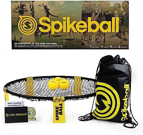 Spikeball Standard 3-Ball-Set – Spiel für Garten, Strand, Park, drinnen
