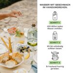 Wasser mit Geschmack - waterdrop® Eistee Set mit Ice Tea Drops Würfeln und Zero Zucker Pulver – Bild 2
