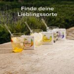 Wasser mit Geschmack - waterdrop® Eistee Set mit Ice Tea Drops Würfeln und Zero Zucker Pulver – Bild 4