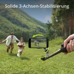 DJI Osmo Mobile 6 – 3-Achsen Gimbal, Tragbar & Faltbar, Integrierter Verlängerungsstab, Objektverfolgung, Vlogging & Social Media
