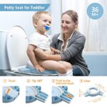 Kinder-Toilettensitz 3-in-1 - Faltbar, tragbar, Anti-Rutsch-Design