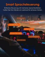 VANTRUE E1 2.7K Dashcam Mini Auto WiFi GPS, 2.5K 1440P/60FPS Dash Cam Fernbedienung Sprachsteuerung