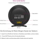 Telekom Speed Home WLAN für Ihr Starkes & stabiles Heimnetzwerk I Wi-Fi 6 fähiger Verstärker mit Mesh-Technologie für optimale Internet-Abdeckung,
