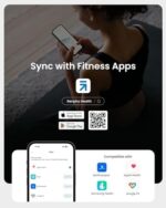 RENPHO WLAN Smart Waage mit Körperfett- und Muskelmessung, Bluetooth & App-Sync