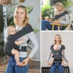 MOMTORY Babytrage - Komfortabel ab Geburt bis Kleinkind (3-12kg)