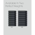 Bala Bangles | Bekannt aus Shark-Tank | voll verstellbare, tragbare Handgelenk- und Knöchelgewichte | Yoga, Tanz, Ballett, Pilates, Cardio, Aerobic, Walking | jeweils 0,45 kg, 0,9 kg pro Set