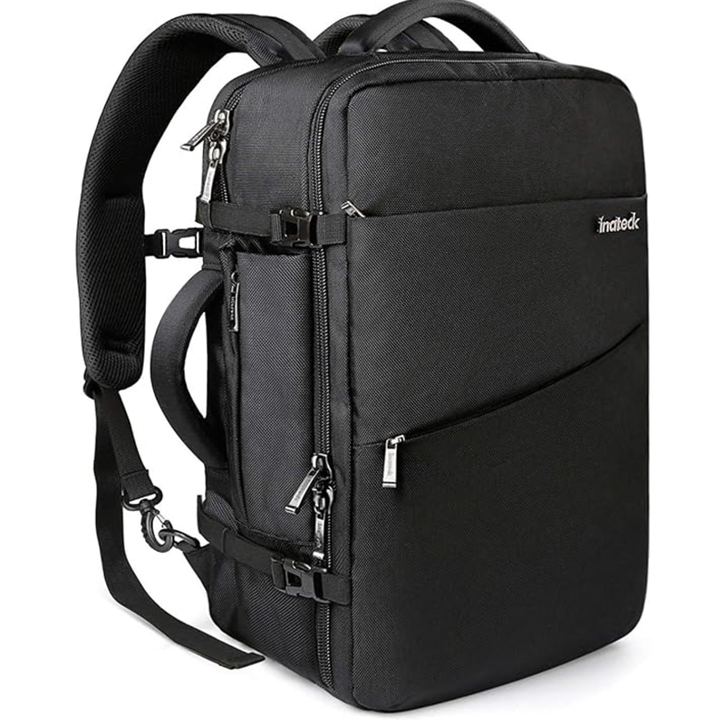 Inateck 1 Inateck 40L Supergroßer Handgepäck Reiserucksack Laptop Rucksack für 15,6-17 Zoll Notebooks