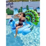 JOYIN Riesiger Pfauen-Schwimmring – Pool-Floatie für Erwachsene & Kinder
