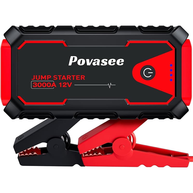 Povasee 1 Povasee Starthilfe Powerbank mit Luftkompressor