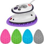 Prym Mini Dampf Bügeleisen Mit SEMPLIX Silikon Ablage (lila) Im Set