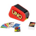 Mattel Games UNO Extreme!, Uno Kartenspiel für die Familie, mit Kartenwerfer,