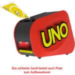 Mattel Games UNO Extreme!, Uno Kartenspiel für die Familie, mit Kartenwerfer,