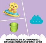 LEGO DUPLO Badewannenspaß – Schwimmender Tierzug für Babys und Kleinkinder (1,5-3 Jahre)