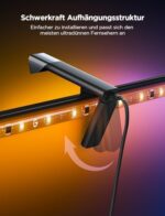 Govee RGBICW TV Hintergrundbeleuchtung 3 Lite – Fish-Eye Korrektur, Sync für 40-85 Zoll TVs, Wi-Fi LED Strip mit Kamera, Sprach- & App-Steuerung
