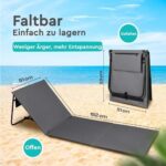 Intimo Living Strandliegen mit stufenlos Verstellbarer Rückenlehne
