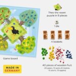 HABA Obstgarten - Spannendes Würfelspiel mit 40 Holzfrüchten, ab 3 Jahren