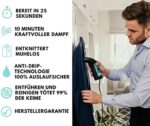 WiredLux Reise-Dampfglätter - Kompakt, 25s Aufheizzeit, 100% auslaufsicher, inkl. Reisezubehör
